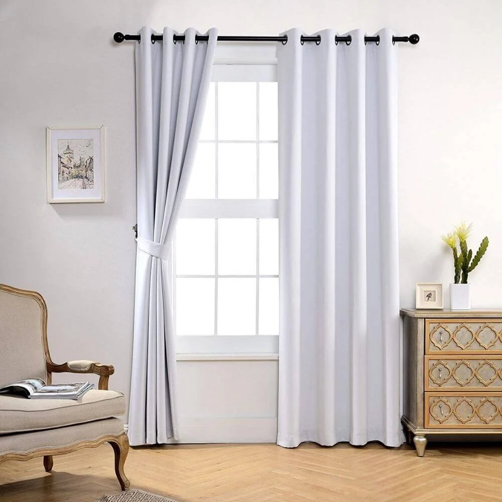 rideau blanc pour chambre