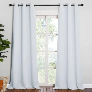 rideau blanc occultant Homeideas